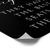 Minimalistisches Skript in Love Memory Wedding Sig Poster (Ecke)