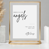 Minimalistisches Skript in Love Memory Wedding Sig Poster