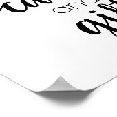 Minimalistisches Skript | Klassische Karten und Ge Poster (Ecke)