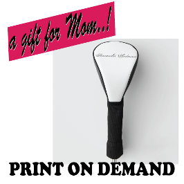 Minimalistisches Skript 🎨 ⛳ kreatives Genie Golf Headcover