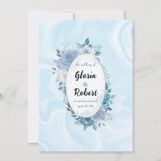 Minimalistisches Skript Lässige Einladung zur Hoch (Vorderseite)