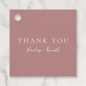 Minimalistisches Skript Moderne, maßgeschneiderte  Geschenkanhänger (Vorderseite)