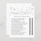 Minimalistisches Skript Moderne Schwarze Mommy ode (Vorne/Hinten)
