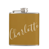 Minimalistisches Skript Personalisiert Name Ochre 