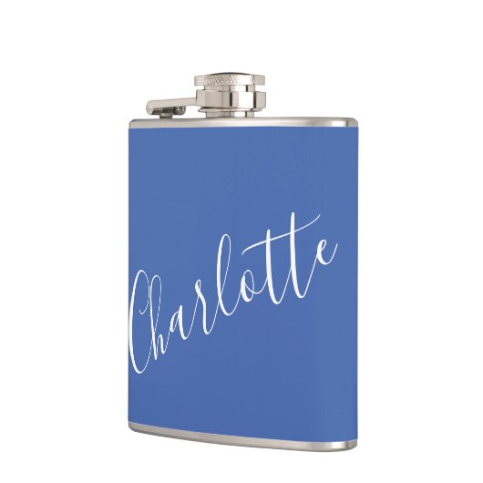 Minimalistisches Skript Personalisierter Name Fran Flachmann (Links)