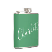 Minimalistisches Skript Personalisierter Name Kell Flachmann (Rechts)