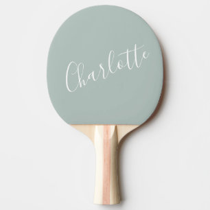 Minimalistisches Skript Personalisierter Name Stau Tischtennis Schläger