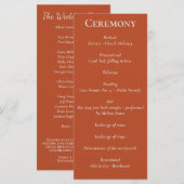 Minimalistisches Skript-Pumpkin-Gewürzprogramm Programm (Vorne/Hinten)