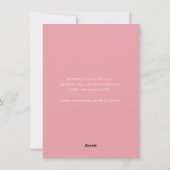 Minimalistisches Skript Rosa Haus Weihnachten Flac (Rückseite)