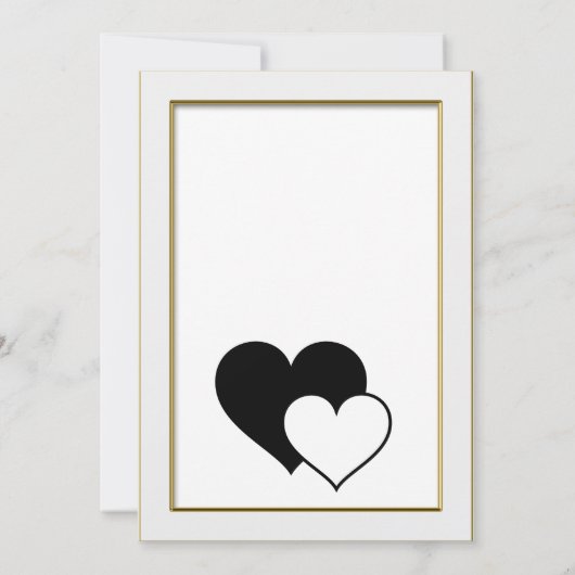 Minimalistisches Skript Traditionelle Einladung zu (Rückseite)