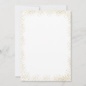 Minimalistisches Skript Traditionelle Einladung zu (Rückseite)