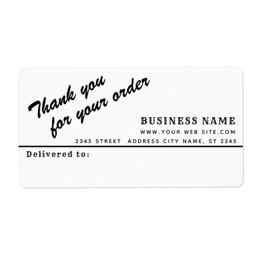 Minimalistisches Skript vielen Dank für das Mailin (Vorne)