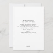 Minimalistisches Skript Weihnachten Chef 1 Foto (Rückseite)