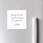 Minimalistisches Skriptangebot Magnet<br><div class="desc">Erstellen Sie Ihren eigenen Anführungsmagnet. Features minimalistische Skripttypografie.</div>