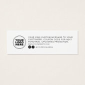 Minimalistisches Skriptgeschäft Vielen Dank, Beste (Rückseite)