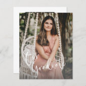 Minimalistisches Skriptüberlagerungs-Abschluss-Fot (Vorne/Hinten)