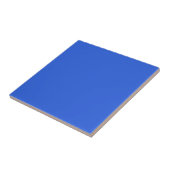 Minimalistisches Solid Color Royal Blue Fliese (Seite)