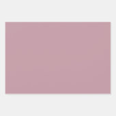 Minimalistisches, solides schlichtes Geschenk Geschenkpapier Set (Vorderseite 3)
