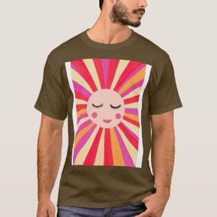Minimalistisches Sonnenlicht T-Shirt