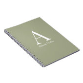 Minimalistisches SpiralNotebook Notizblock (Rechte Seite)