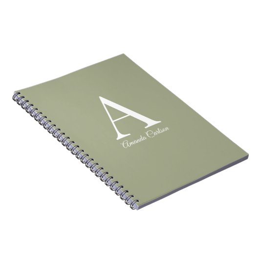 Minimalistisches SpiralNotebook Notizblock (Rechte Seite)