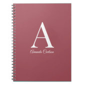 Minimalistisches SpiralNotebook Notizblock (Vorderseite)