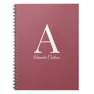 Minimalistisches SpiralNotebook Notizblock