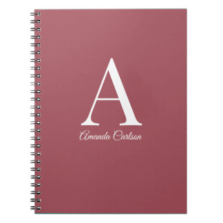 Minimalistisches SpiralNotebook Notizblock