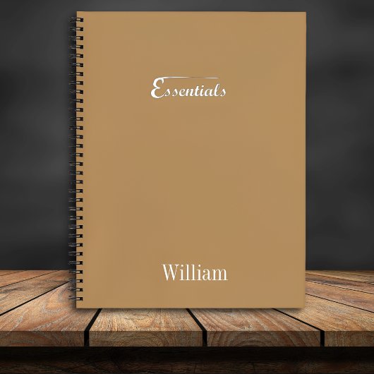 Minimalistisches Spiralnotizbuch – „Essentials“ Notizblock