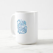 Minimalistisches Statement-Design | Sinnvolles Kun Kaffeetasse (Vorderseite Links)