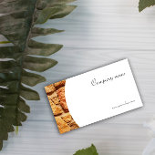 Minimalistisches Steinfoto Visitenkarte