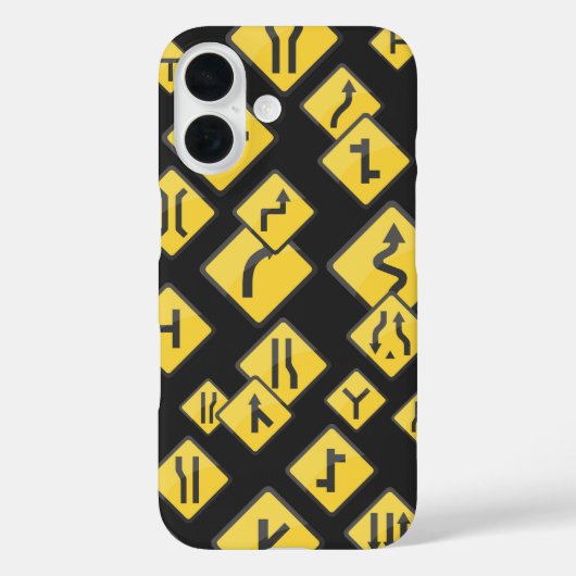 Minimalistisches Straßenzeichen Case-Mate iPhone Hülle (Rückseite)