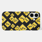 Minimalistisches Straßenzeichen Case-Mate iPhone Hülle (Rückseite (Horizontal))
