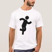 Minimalistisches Strichmännchen Icon T - Shirts Ru (Vorderseite)