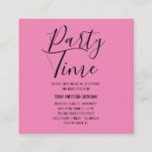 Minimalistisches stylisches Script Black & White G Begleitkarte (Vorderseite)