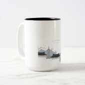 Minimalistisches Südkorea Kaffeezubereitung Tasse (Vorderseite Links)