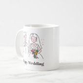 Minimalistisches Süßigkeitsgeschenk Kaffeetasse (Vorderseite Links)
