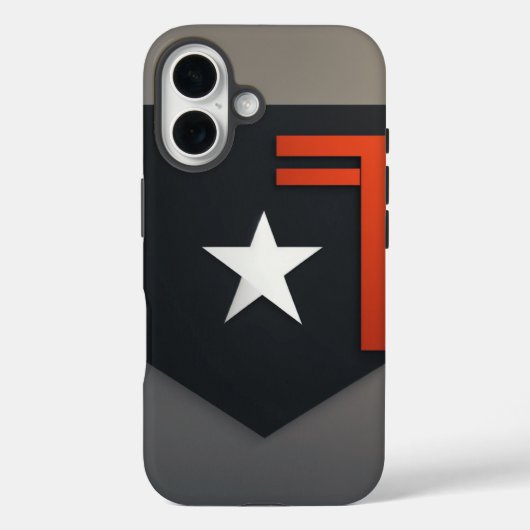 Minimalistisches Symbol iPhone Case - Allgemeines  (Rückseite)