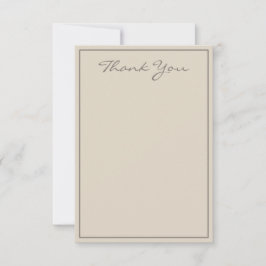 Minimalistisches Tauschskript Vielen Dank Flachkar Dankeskarte