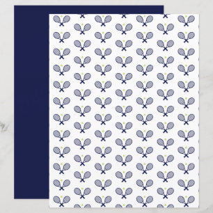 Minimalistisches Tennis-Musterbuch