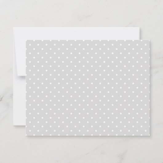 Minimalistisches Thema Kinderdusche Einladungen (Rückseite)