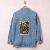 Minimalistisches Tierdesign Jeansjacke (Hangar)