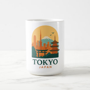 Minimalistisches Tokio Japan Reise Modern Verwandlungstasse