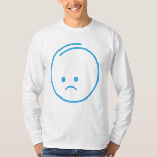 Minimalistisches Traurigkeits-Icon T-Shirt