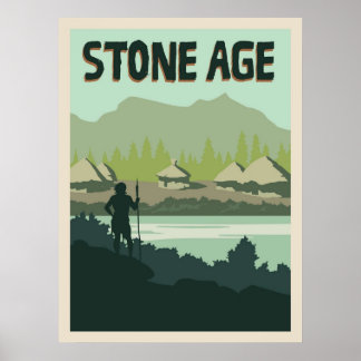 Minimalistisches Travel Style Game Poster