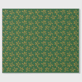 Minimalistisches Tree Star Wrapping Paper Geschenkpapier (Flach)