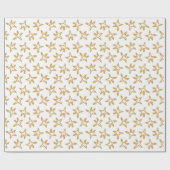 Minimalistisches Tree Star Wrapping Paper Geschenkpapier (Flach)