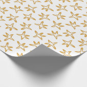 Minimalistisches Tree Star Wrapping Paper Geschenkpapier (Ecke)