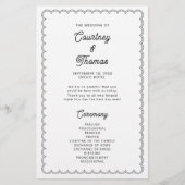 Minimalistisches und einfaches Grenzprogramm (Vorderseite)