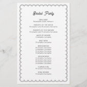 Minimalistisches und einfaches Grenzprogramm (Rückseite)